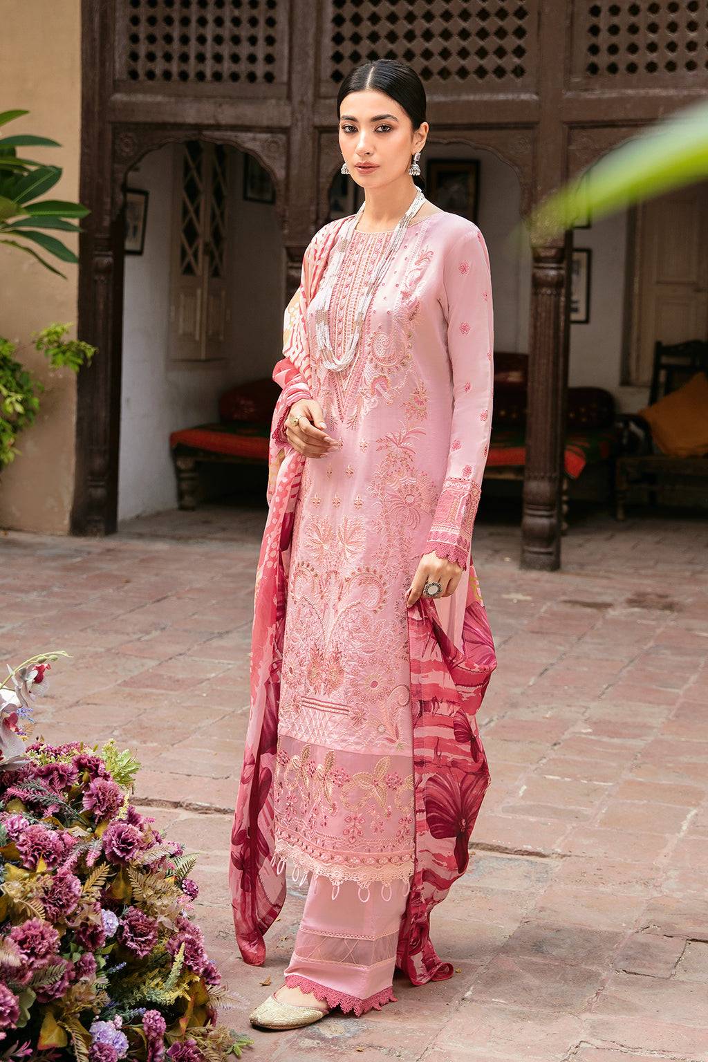 Ramsha | Luxury Lawn 24 | L-806 - Pakistani Designer Dress - by Ramsha | Type: Casuals - 100% Original at Saira Sultan