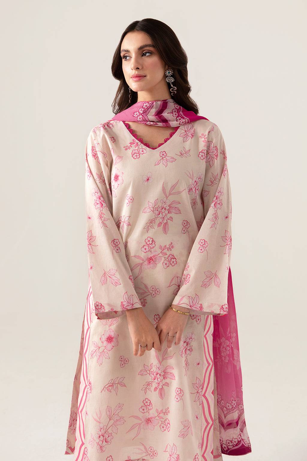Ramsha | Pinted Lawn | RP-105 - Pakistani Designer Dress - by Ramsha | Type: Casuals - 100% Original at Saira Sultan