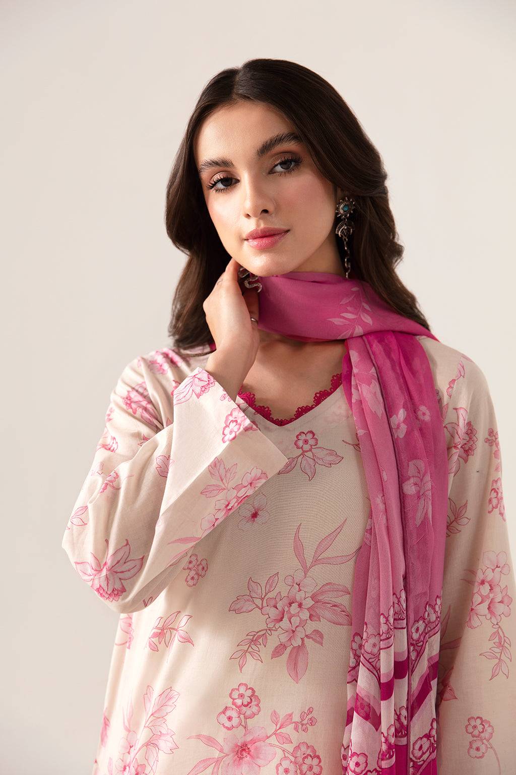 Ramsha | Pinted Lawn | RP-105 - Pakistani Designer Dress - by Ramsha | Type: Casuals - 100% Original at Saira Sultan