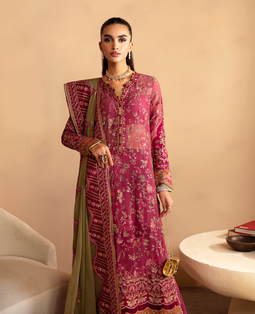 Xenia Formals | Raahi Luxury Formals | NALIKA - Pakistani Designer Dress - by Xenia Formals | Type: Formal - 100% Original at Saira Sultan