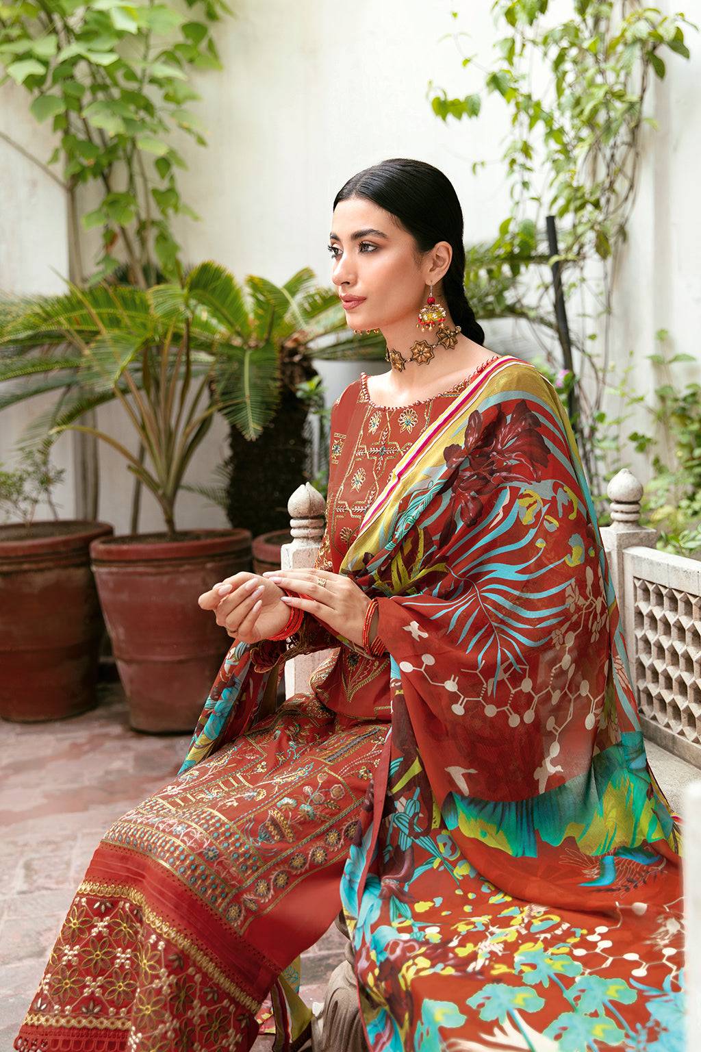 Ramsha | Luxury Lawn 24 | L-810 - Pakistani Designer Dress - by Ramsha | Type: Casuals - 100% Original at Saira Sultan
