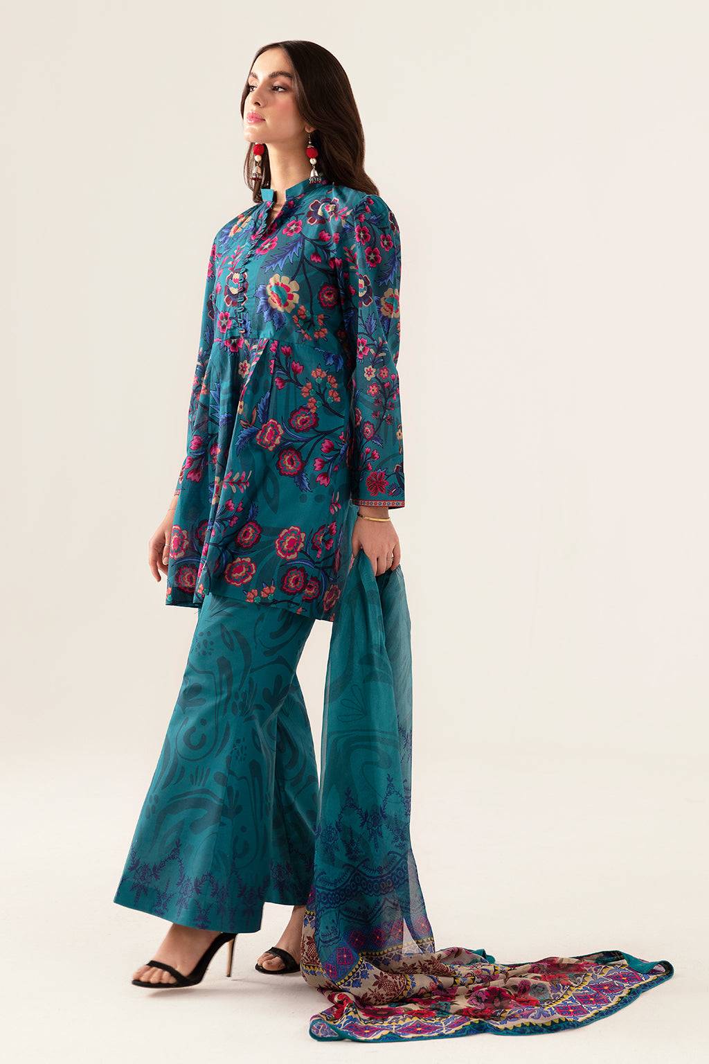 Ramsha | Pinted Lawn | RP-108 - Pakistani Designer Dress - by Ramsha | Type: Casuals - 100% Original at Saira Sultan