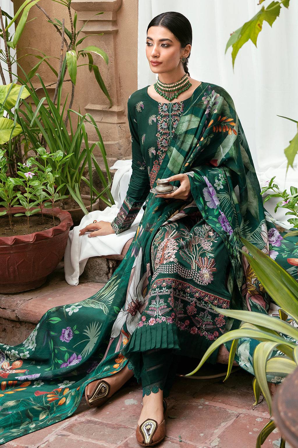 Ramsha | Luxury Lawn 24 | L-801 - Pakistani Designer Dress - by Ramsha | Type: Casuals - 100% Original at Saira Sultan