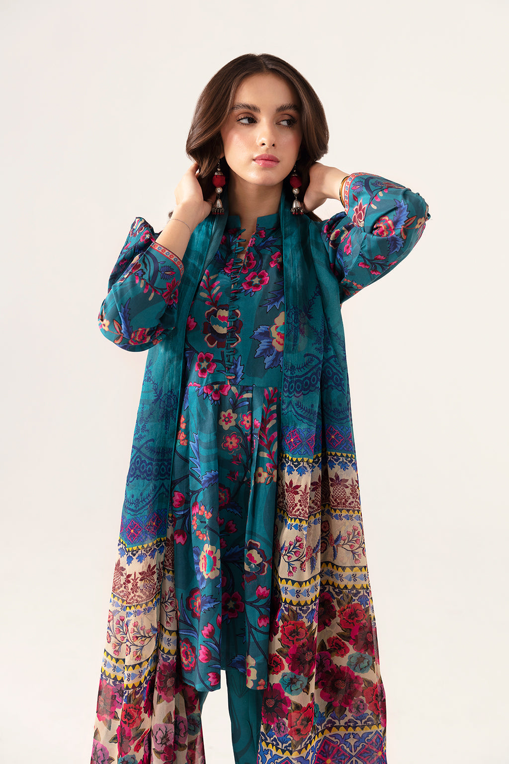 Ramsha | Pinted Lawn | RP-108 - Pakistani Designer Dress - by Ramsha | Type: Casuals - 100% Original at Saira Sultan
