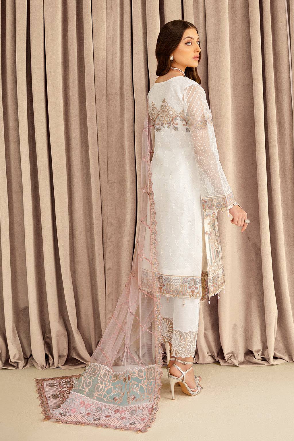 Ramsha | Minhal Organza Collection | M-707 - Pakistani Designer Dress - by Ramsha | Type: Formal - 100% Original at Saira Sultan