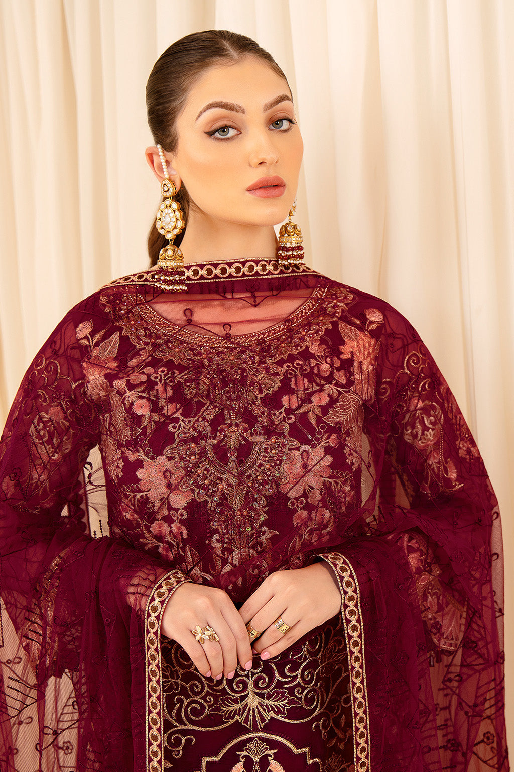 Ramsha | Minhal Organza Collection | M-706 - Pakistani Designer Dress - by Ramsha | Type: Formal - 100% Original at Saira Sultan