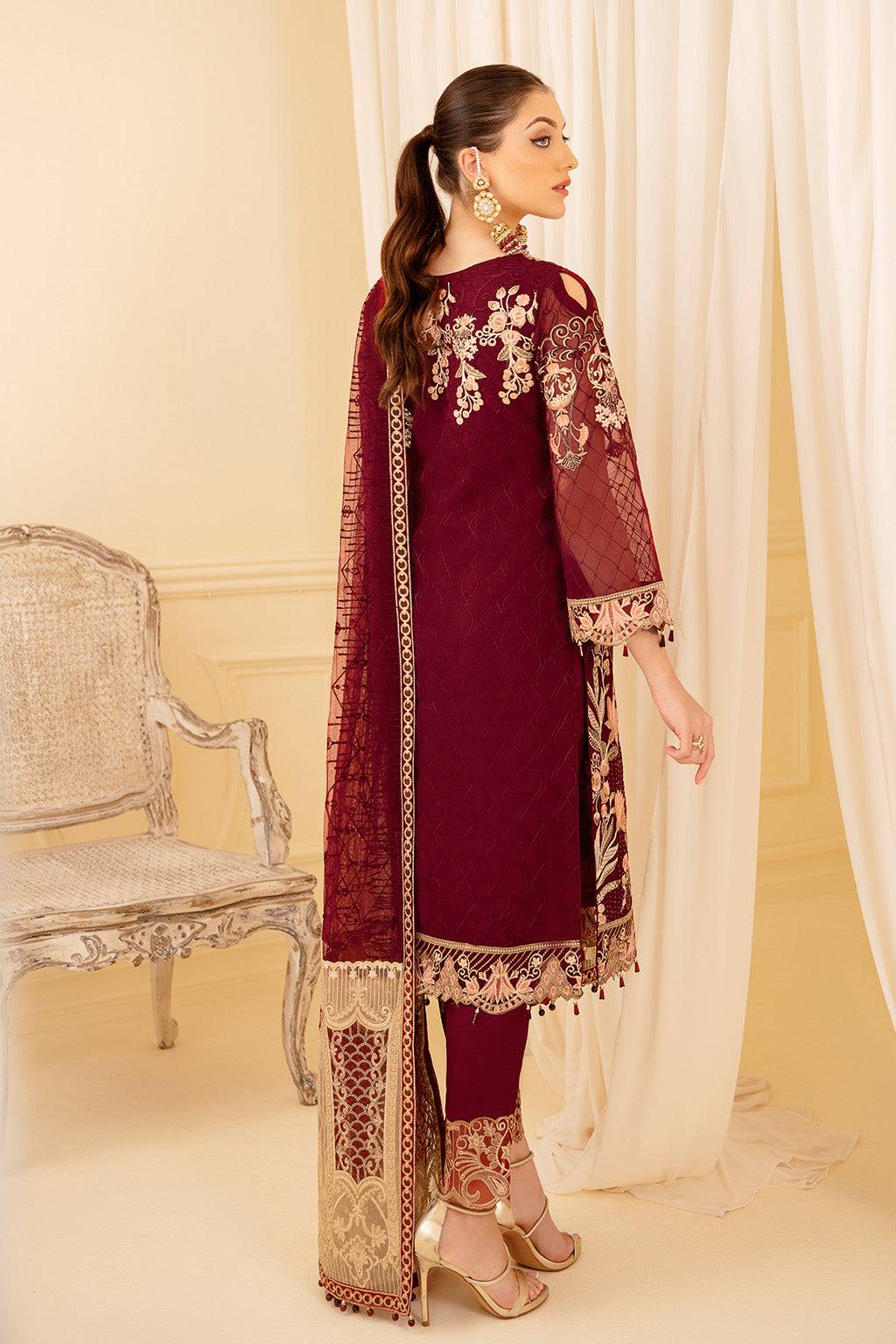 Ramsha | Minhal Organza Collection | M-706 - Pakistani Designer Dress - by Ramsha | Type: Formal - 100% Original at Saira Sultan