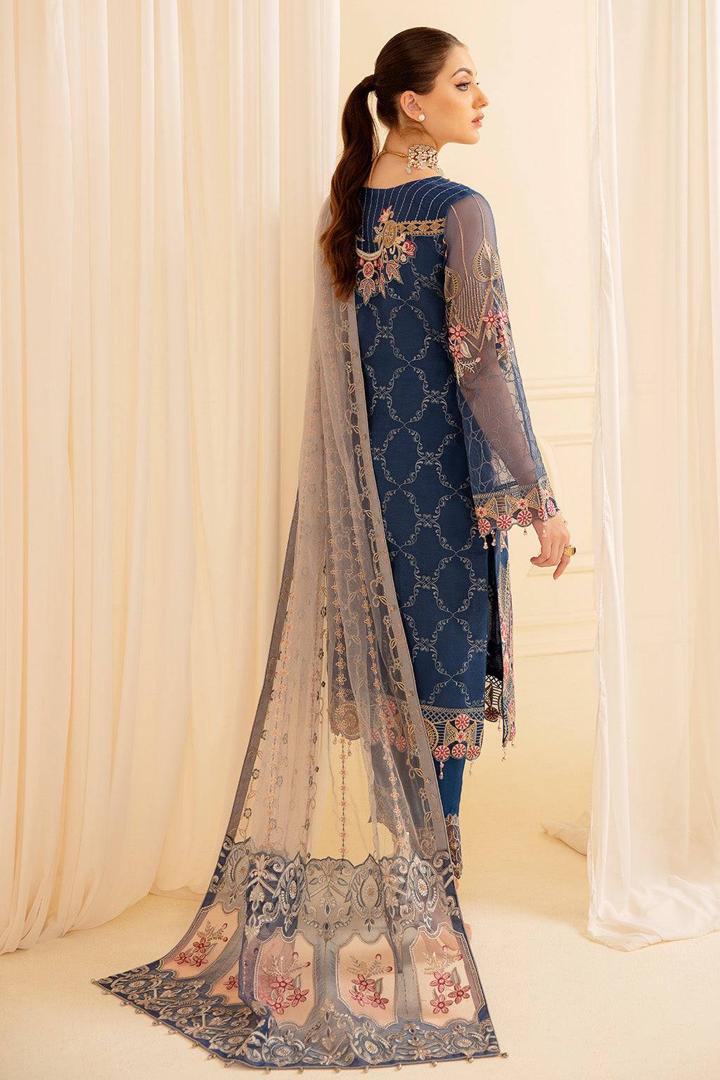 Ramsha | Minhal Organza Collection | M-701 - Pakistani Designer Dress - by Ramsha | Type: Formal - 100% Original at Saira Sultan