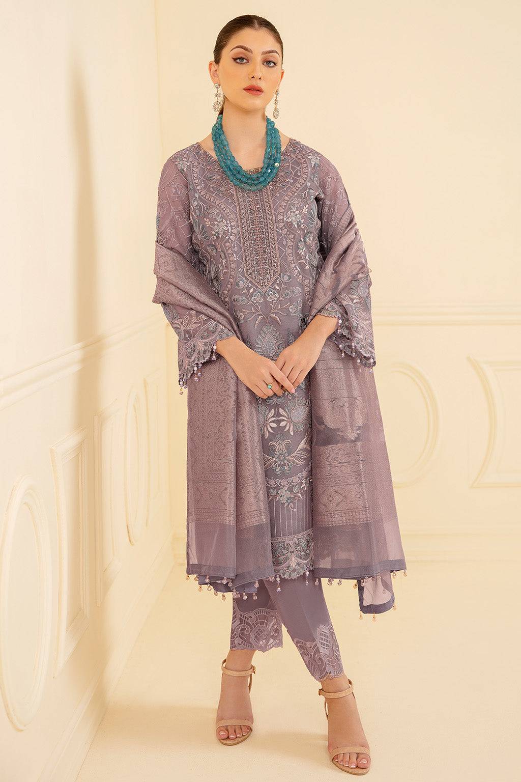 Ramsha | Minhal Organza Collection | M-709 - Pakistani Designer Dress - by Ramsha | Type: Formal - 100% Original at Saira Sultan
