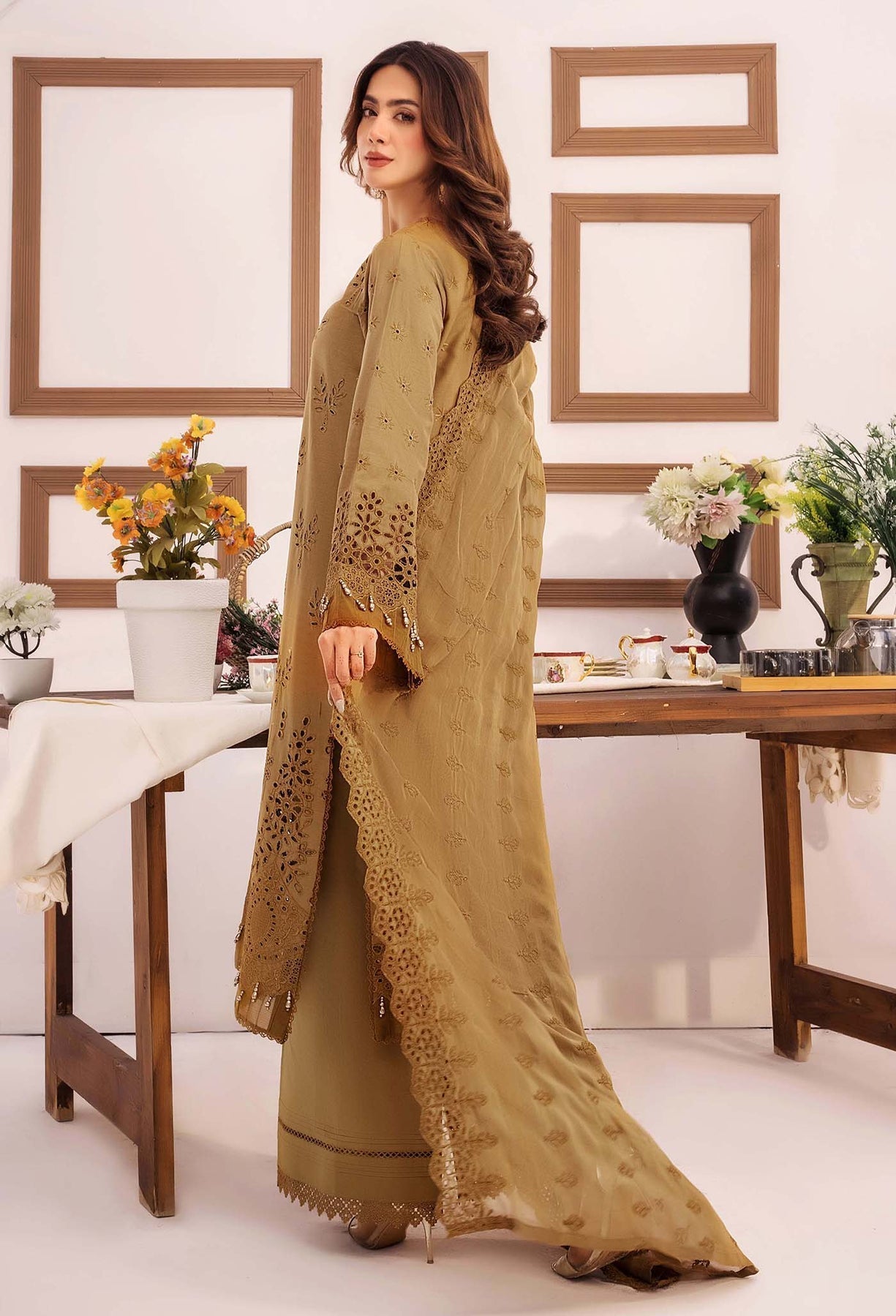 Adans Libas | Stella Chikankari 25 | 1020 S Brown Lawn