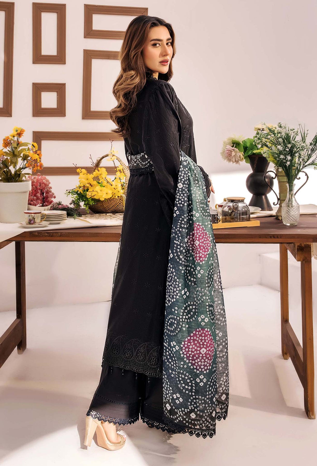 Adans Libas | Stella Chikankari 25 | 1025 S Black Lawn