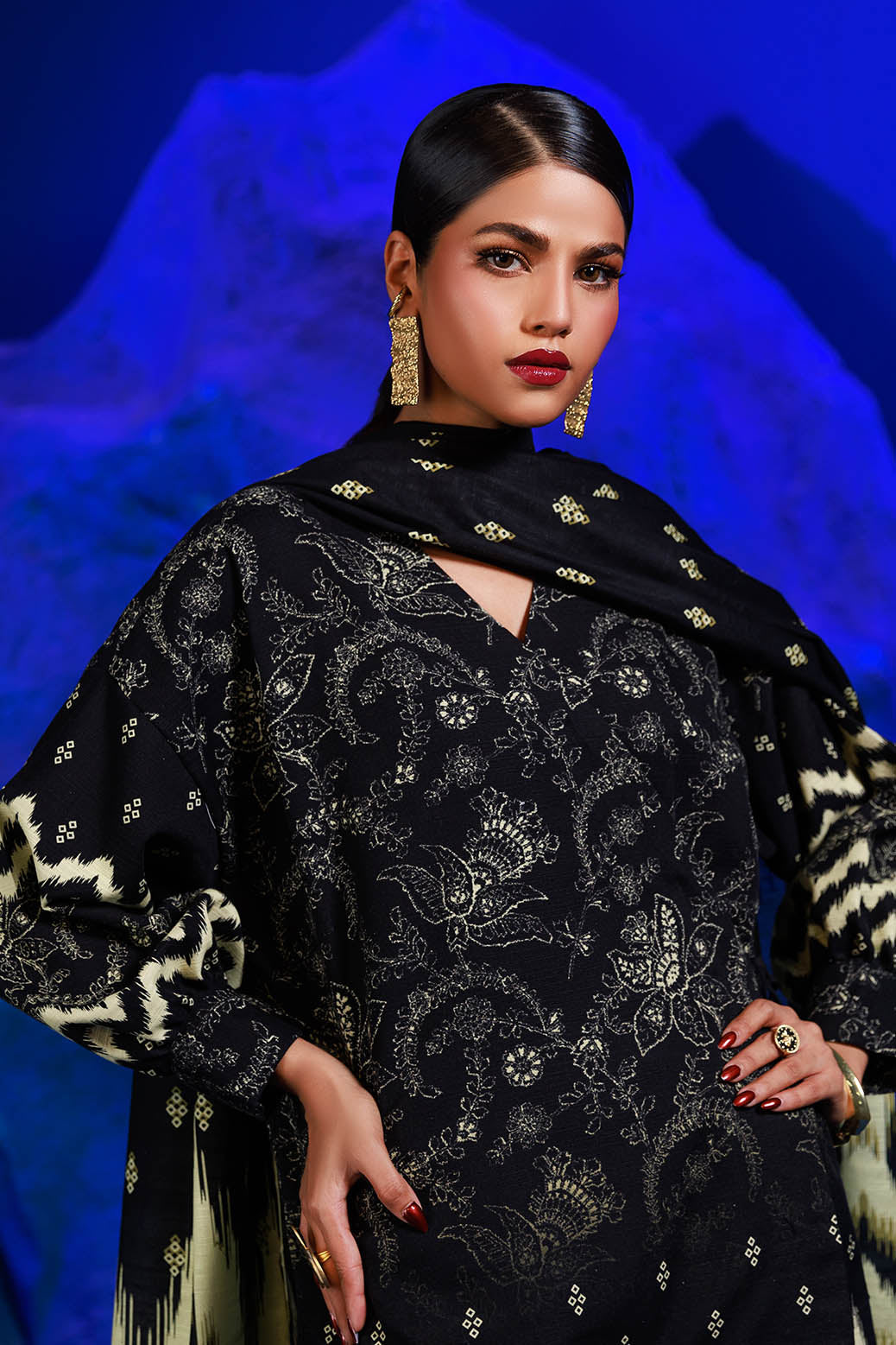 Bonanza Satrangi | Midnight 3 Pc (1W24P3P249)