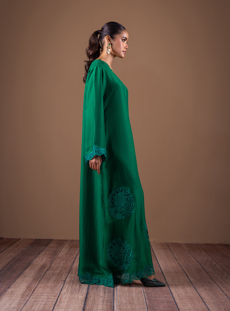 Zainab Chottani | Semi Formals | ENCHANTING EMERALD - Pakistani Designer Dress - by Zainab Chottani | Type: Formal - 100% Original at Saira Sultan