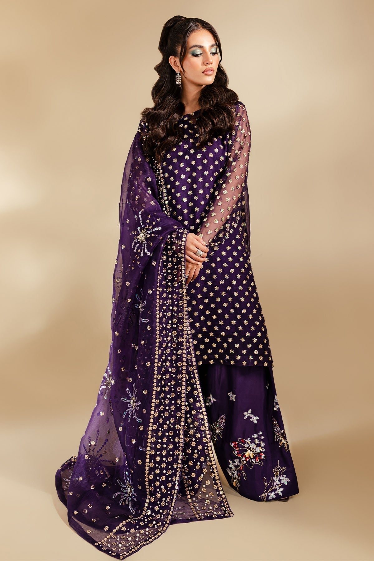 Nureh | Tiny Twinkles | WILD BEAUTY - Pakistani Designer Dress - by Nureh | Type: Formal - 100% Original at Saira Sultan
