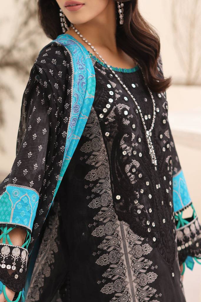 Charizma | Naranji Embroidered Lawn 24 | CN4-002 - Pakistani Designer Dress - by Charizma | Type: Luxury - 100% Original at Saira Sultan