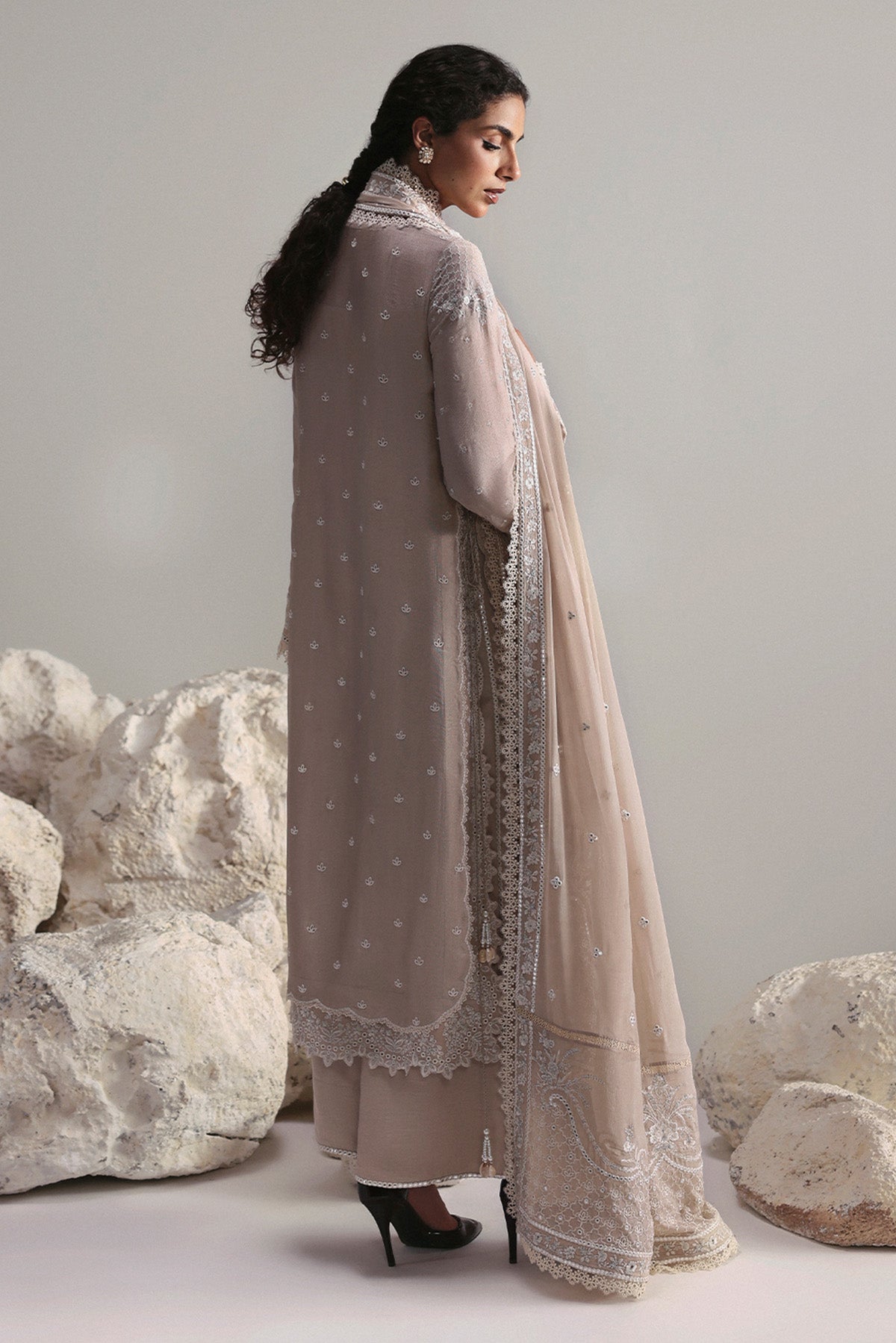 Afrozeh | Slate Ready to Wear | Xavian - Pakistani Designer Dress - by Afrozeh - Type : Ladies Clothes - 100% Original at Saira Sultan