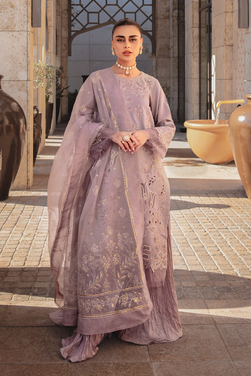 Rangrasiya | Premium Summer Lawn 25 | Prisa XS Dusty Pink Lawn