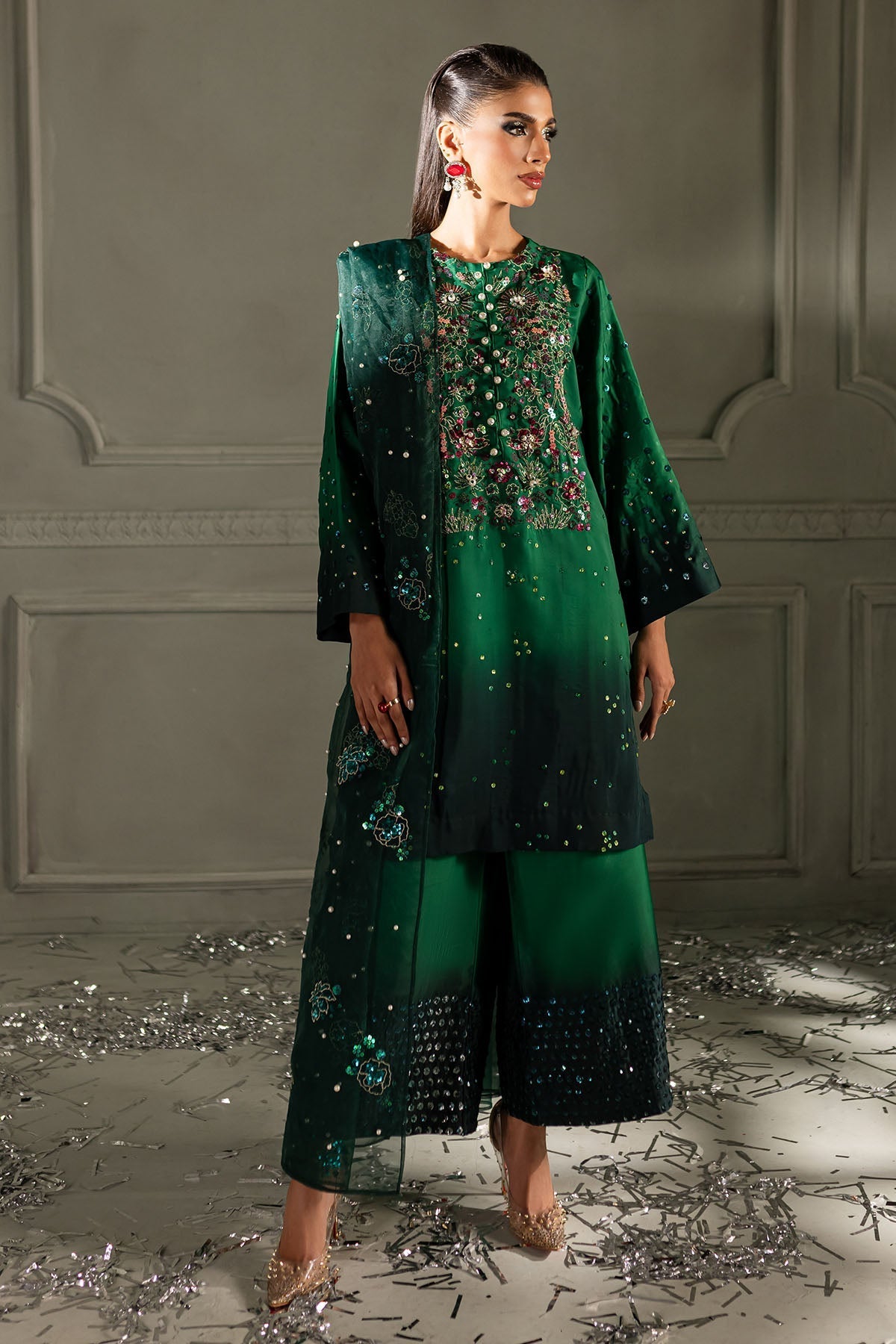 Nureh | Fancy Formals | Ruby Rush TW-09 - Pakistani Designer Dress - by Nureh - Type : Ladies Clothes - 100% Original at Saira Sultan