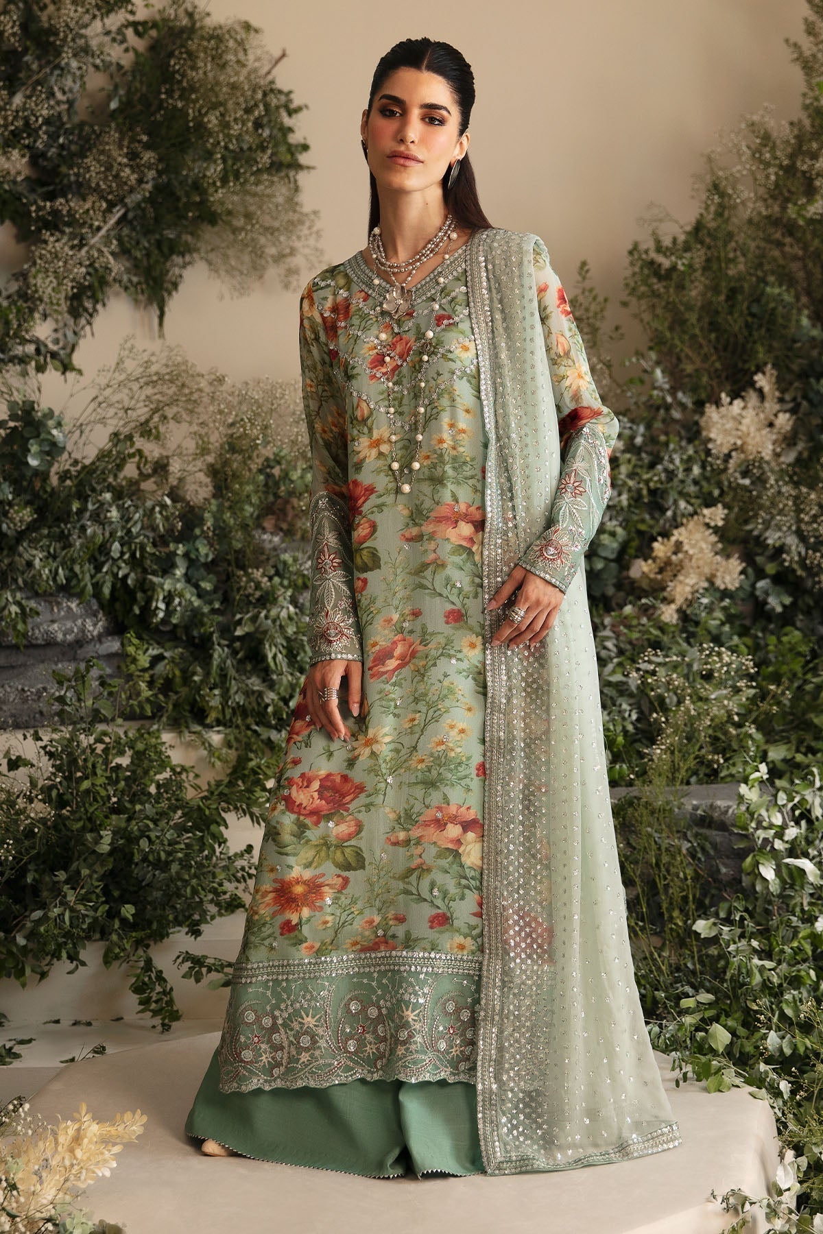 Nureh | Amaya Formals | AM-02 - Pakistani Designer Dress - by Nureh | Type: Formal - 100% Original at Saira Sultan