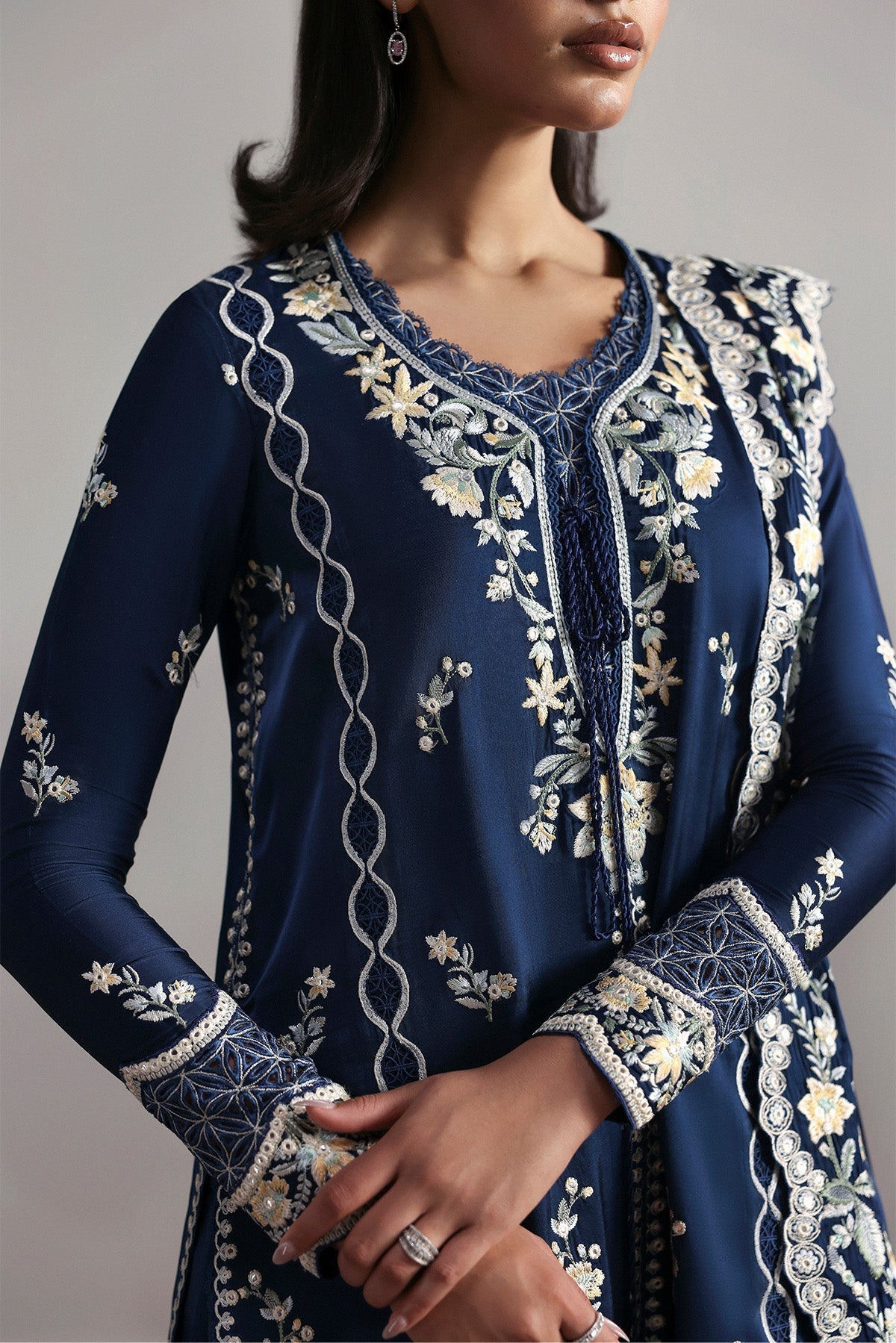 Afrozeh | Slate Ready to Wear | Alara - Pakistani Designer Dress - by Afrozeh - Type : Ladies Clothes - 100% Original at Saira Sultan