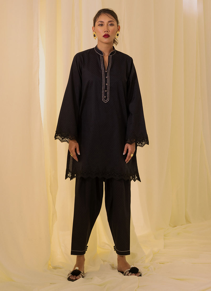 Image | Spring Basics 25 | IJSL-213640-12182 XS Black Jacquard