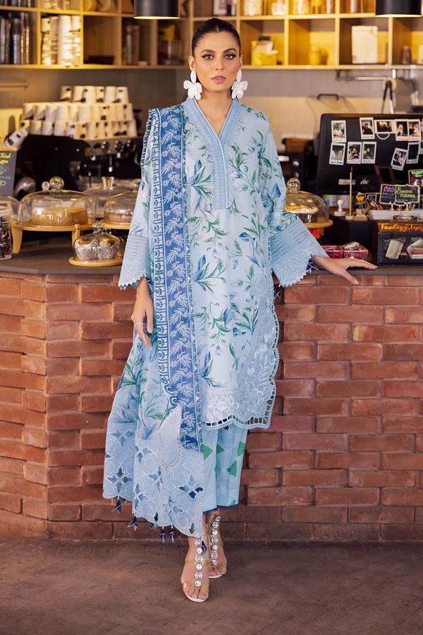 Nureh | Glam Girl Lawn | GL-09 - Pakistani Designer Dress - by Nureh | Type: Casuals - 100% Original at Saira Sultan