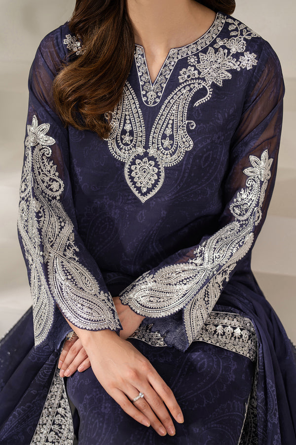 Farasha | Fiorella Formals | Blue Dazzle - Pakistani Designer Dress - by Farasha - Type : Ladies Clothes - 100% Original at Saira Sultan