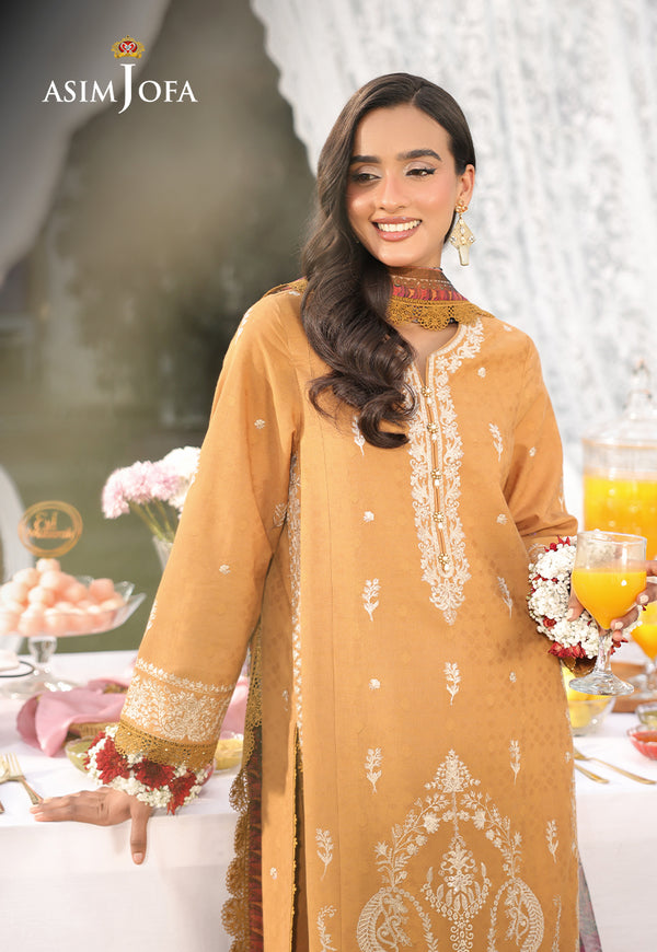Asim Jofa | Summer Rhapsody | AJUBU-04 Embroidered Jacquard - Pakistani Designer Dress - by Asim Jofa - Type : Ladies Clothes - 100% Original at Saira Sultan