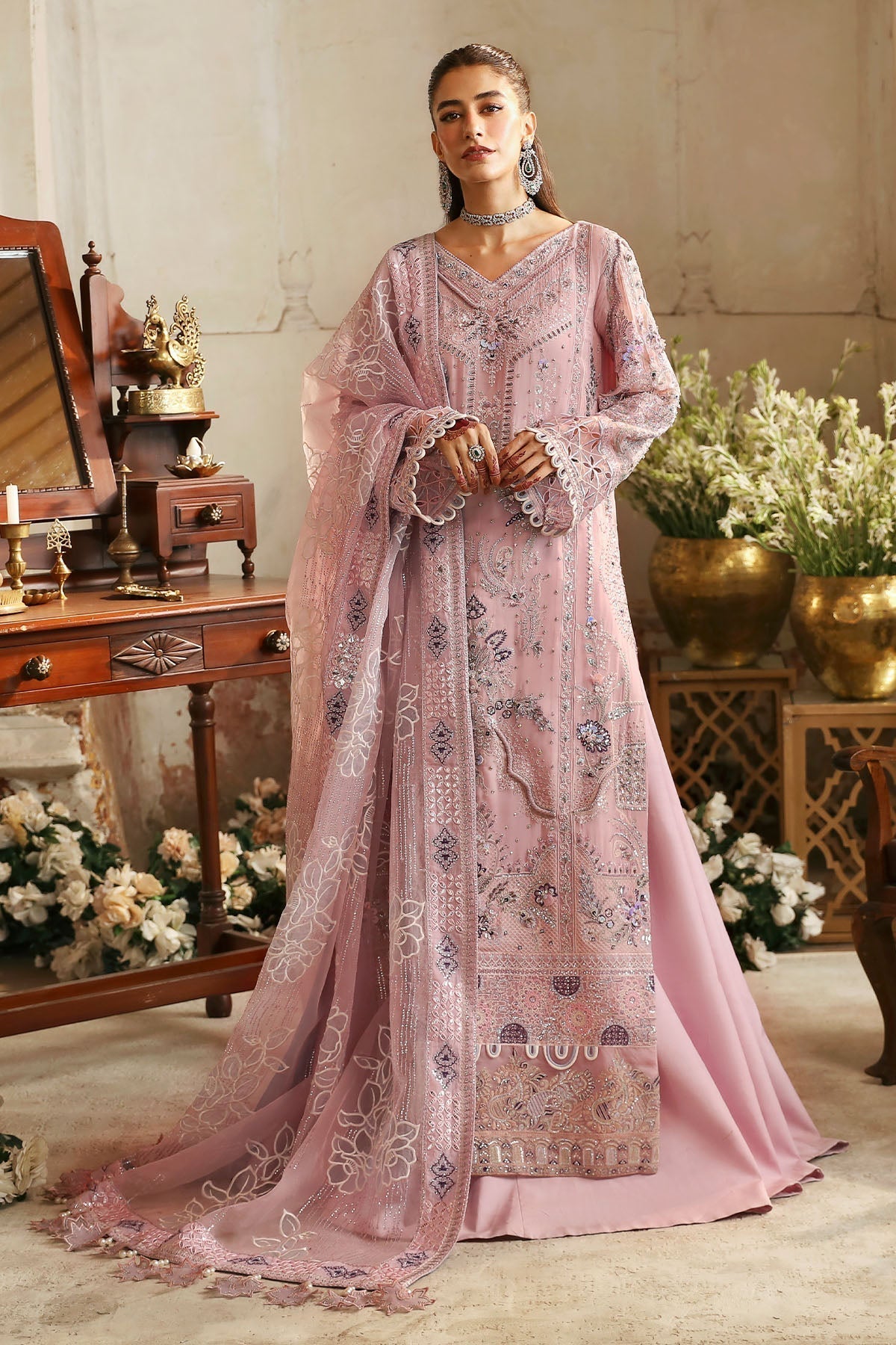 Nureh | Jhoomro Wedding Formals | NL-69 RANIA - Pakistani Designer Dress - by Nureh | Type: Bridal - 100% Original at Saira Sultan