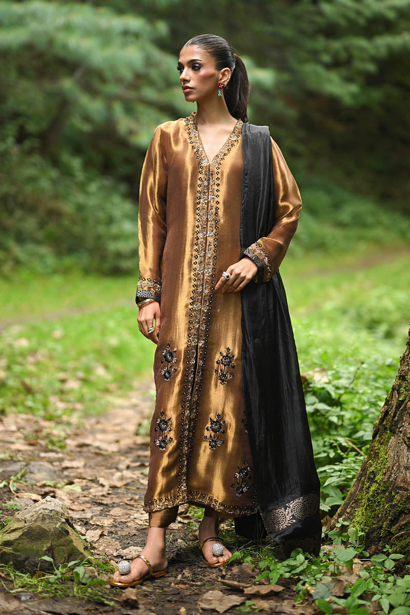 Hue Pret | Farasha Luxury Winter | Nawal M Golden Pure Tissue