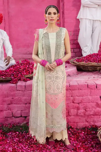Nureh | Summer Eid Pret | NDS-103 - Pakistani Designer Dress - by Nureh | Type: Luxury - 100% Original at Saira Sultan