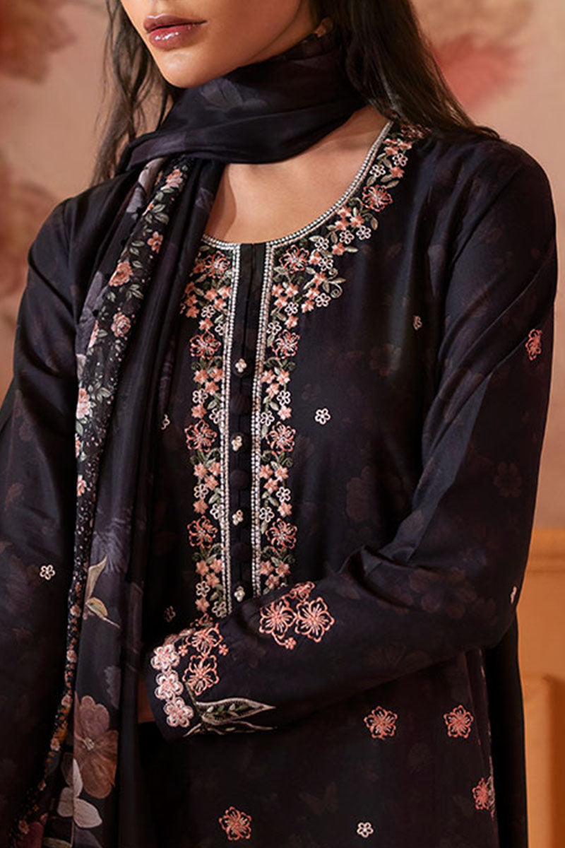Cross Stitch | Premium Lawn 25 | CAVIAR CHARM XL Black Lawn