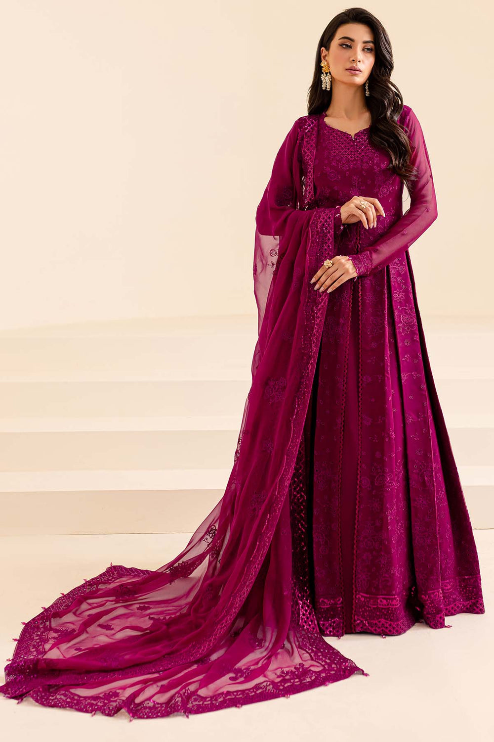 Farasha | Lumiere Formals | Mystic Mauve - Pakistani Designer Dress - by Farasha | Type: Bridal - 100% Original at Saira Sultan
