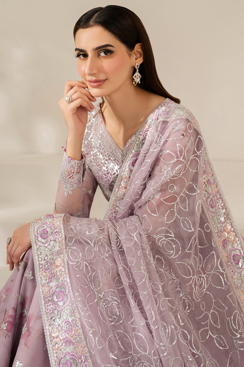 Farasha | Fiorella Formals | Lilly Passion - Pakistani Designer Dress - by Farasha - Type : Ladies Clothes - 100% Original at Saira Sultan