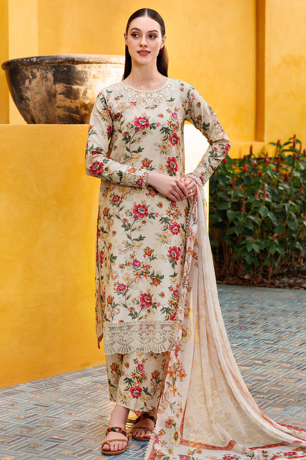 Farasha | Printed Essentials | Ivory Dusk XL Ivory Lawn