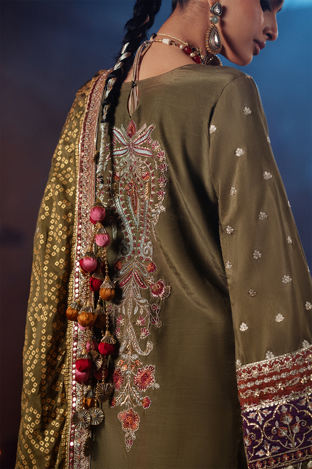 AJR Couture | The Silk Edition 25 | NOORAY L Dull Gold Raw Silk