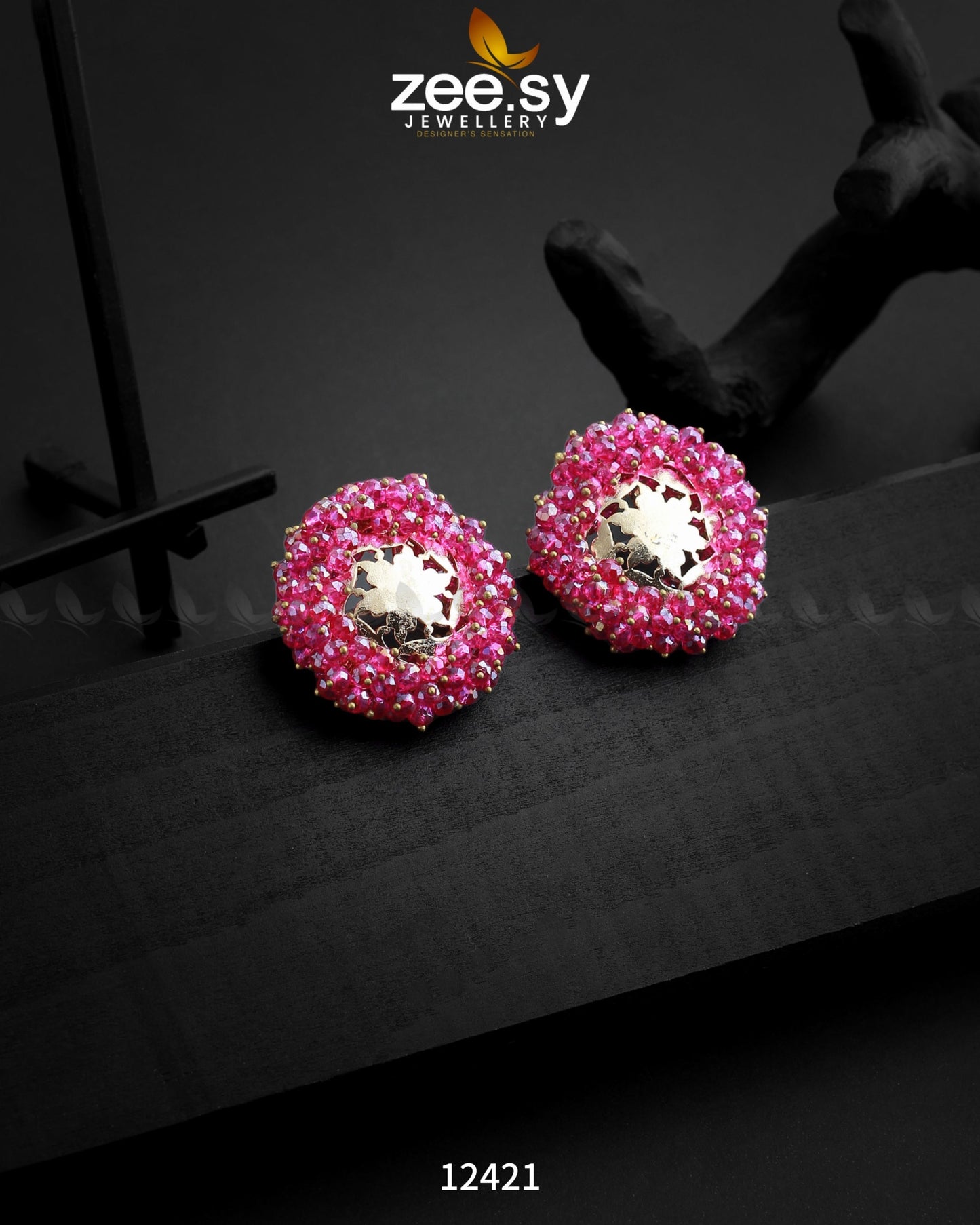 Earrings-0326 Pink