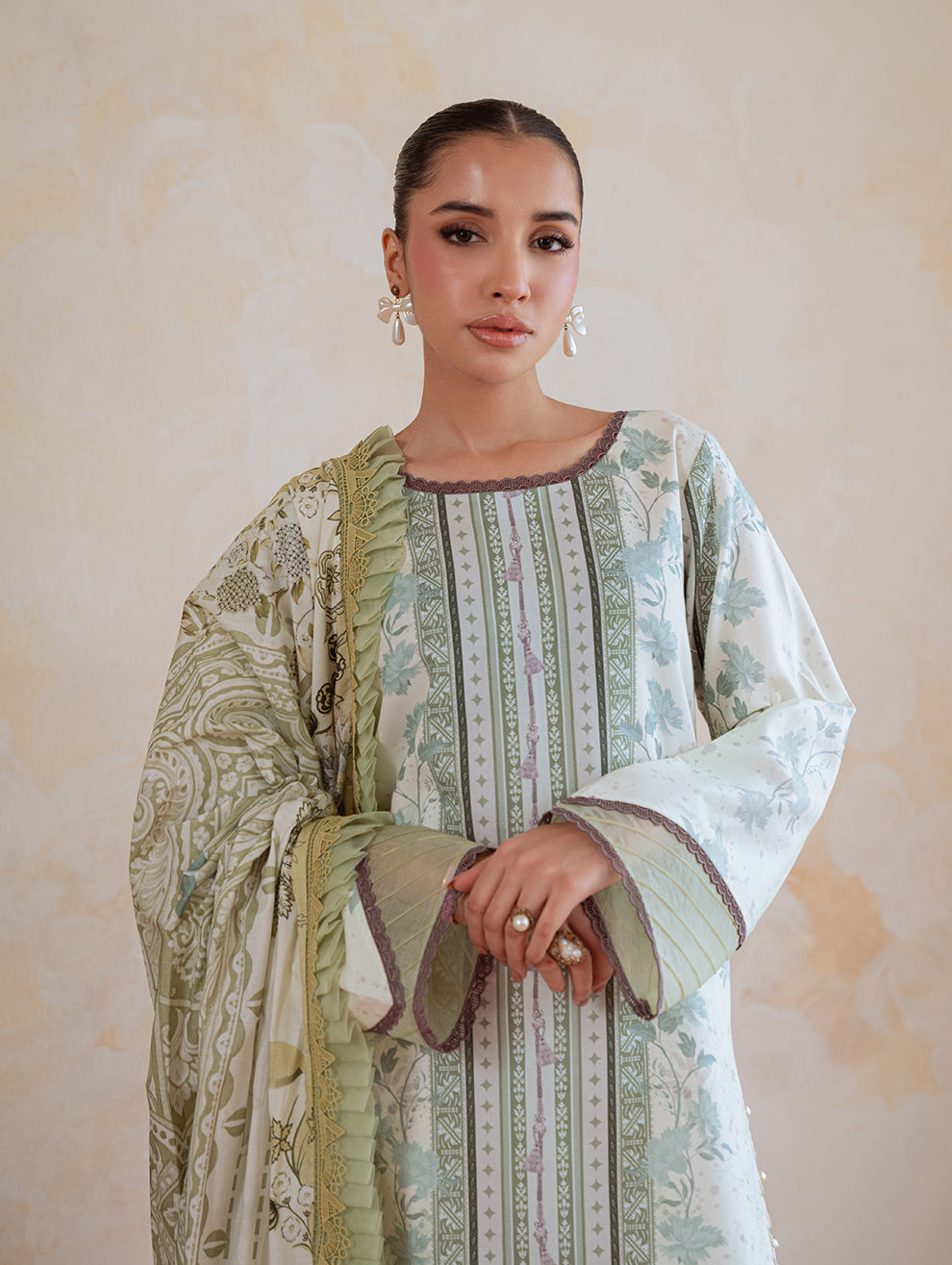 Jade | Cambric 25 | URBANE CAMBRIC PRINTS 2025 H - Pakistani Designer Dress - by Jade - Type : Ladies Clothes - 100% Original at Saira Sultan