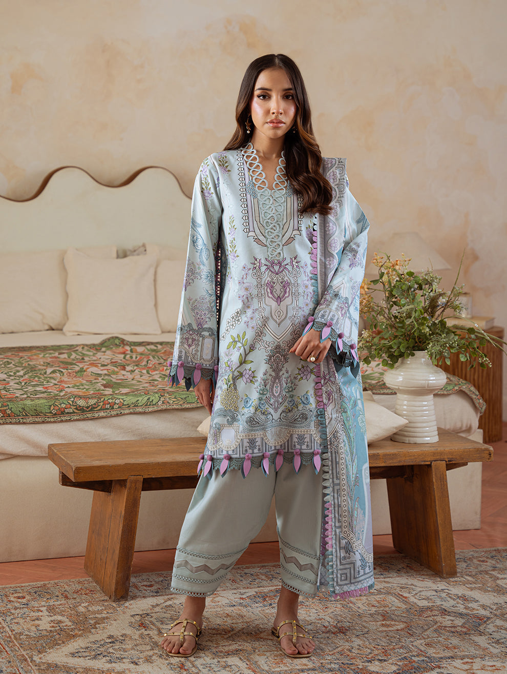 Jade | Cambric 25 | URBANE CAMBRIC PRINTS 2025 P - Pakistani Designer Dress - by Jade - Type : Ladies Clothes - 100% Original at Saira Sultan