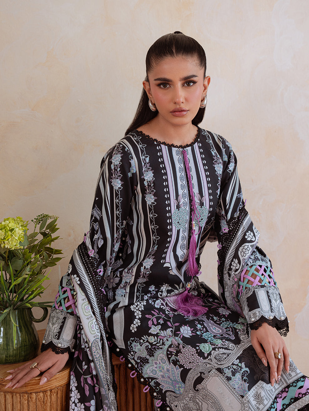 Jade | Cambric 25 | URBANE CAMBRIC PRINTS 2025 Q - Pakistani Designer Dress - by Jade - Type : Ladies Clothes - 100% Original at Saira Sultan