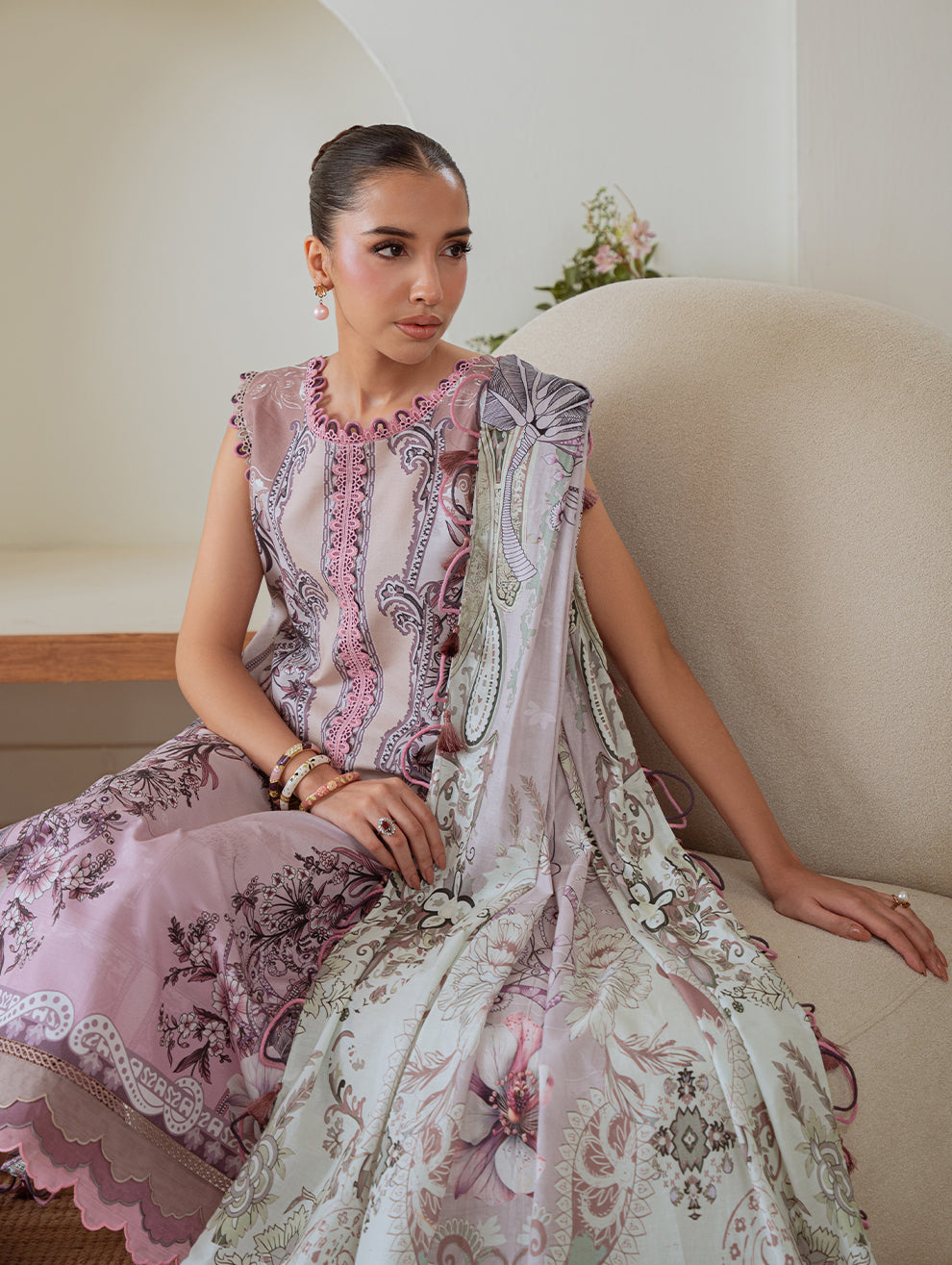 Jade | Cambric 25 | URBANE CAMBRIC PRINTS 2025 AG - Pakistani Designer Dress - by Jade - Type : Ladies Clothes - 100% Original at Saira Sultan