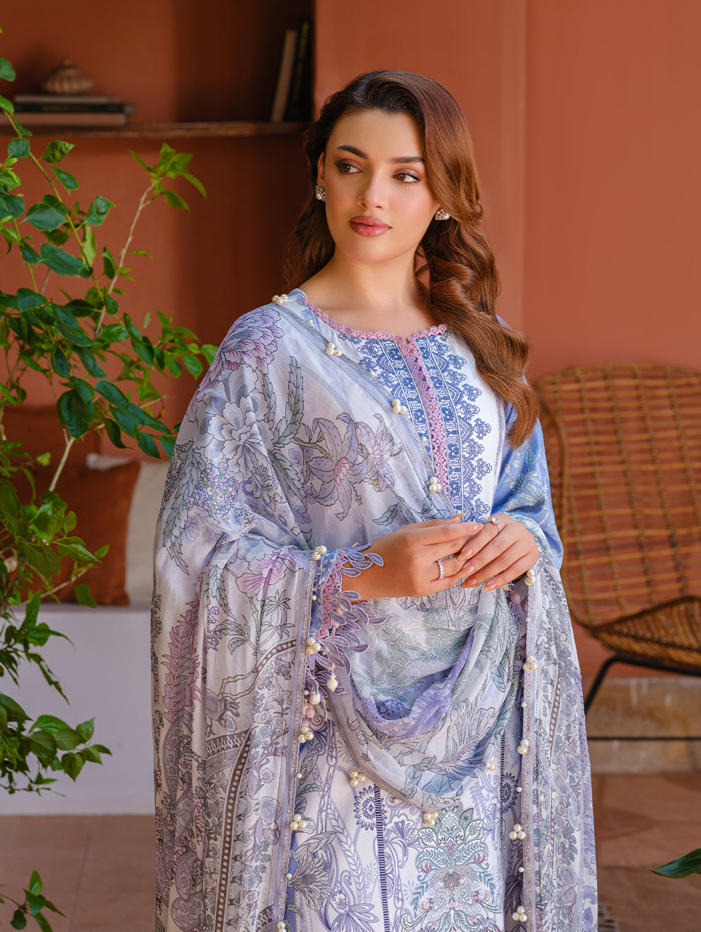 Jade | Cambric 25 | URBANE EMBROIDERED CAMBRIC 25 LB - Pakistani Designer Dress - by Jade - Type : Ladies Clothes - 100% Original at Saira Sultan