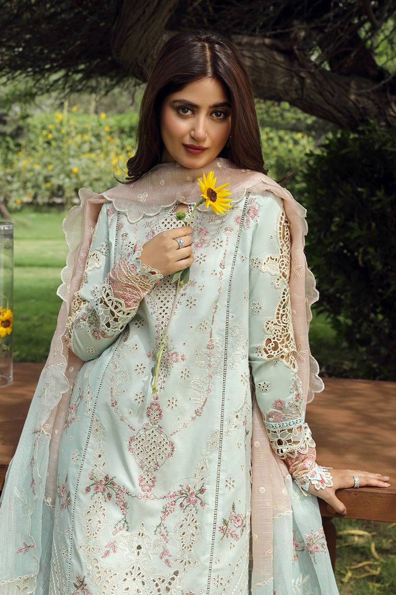 Qalamkar | Festive Lawn 2024 | PS-01 ALIZAY - Pakistani Designer Dress - by Qalamkar | Type: Luxury - 100% Original at Saira Sultan