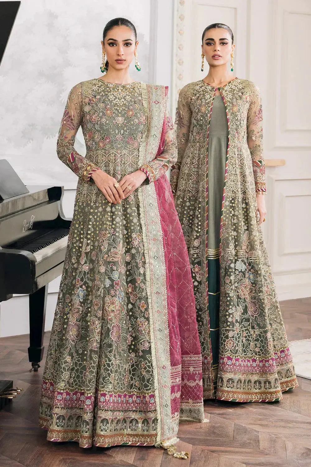 Baroque | Chantelle Embroidered Collection 2024 | CH12-02 - Pakistani Designer Dress - by Baroque | Type: Formal - 100% Original at Saira Sultan