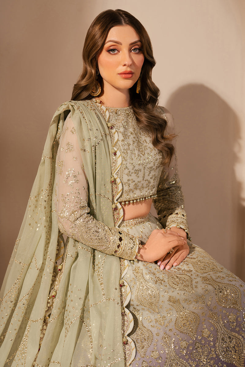 Jazmin | Wedding Formals | WF'25-09 M Mint Green Chiffon