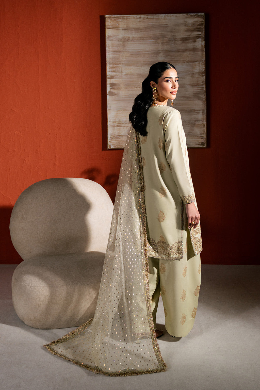 Neeshay | Raw Silk | RTW-RS-04 - Pakistani Designer Dress - by Neeshay - Type : Ladies Clothes - 100% Original at Saira Sultan
