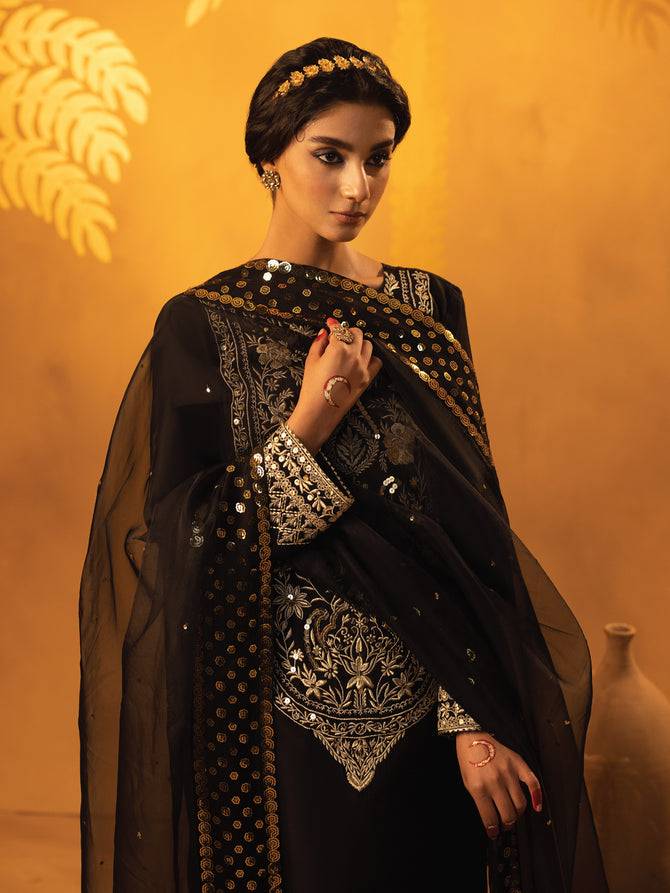 Faiza Faisal | Signature Pret Eid Edit | Elke - Pakistani Designer Dress - by Faiza Faisal | Type: Luxury - 100% Original at Saira Sultan