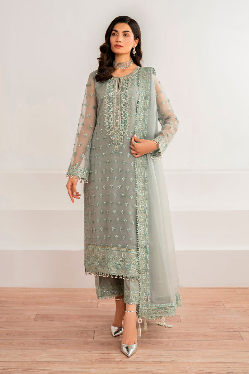 Baroque | Formal Collection | CHIFFON UF-692 XS Gray Chiffon