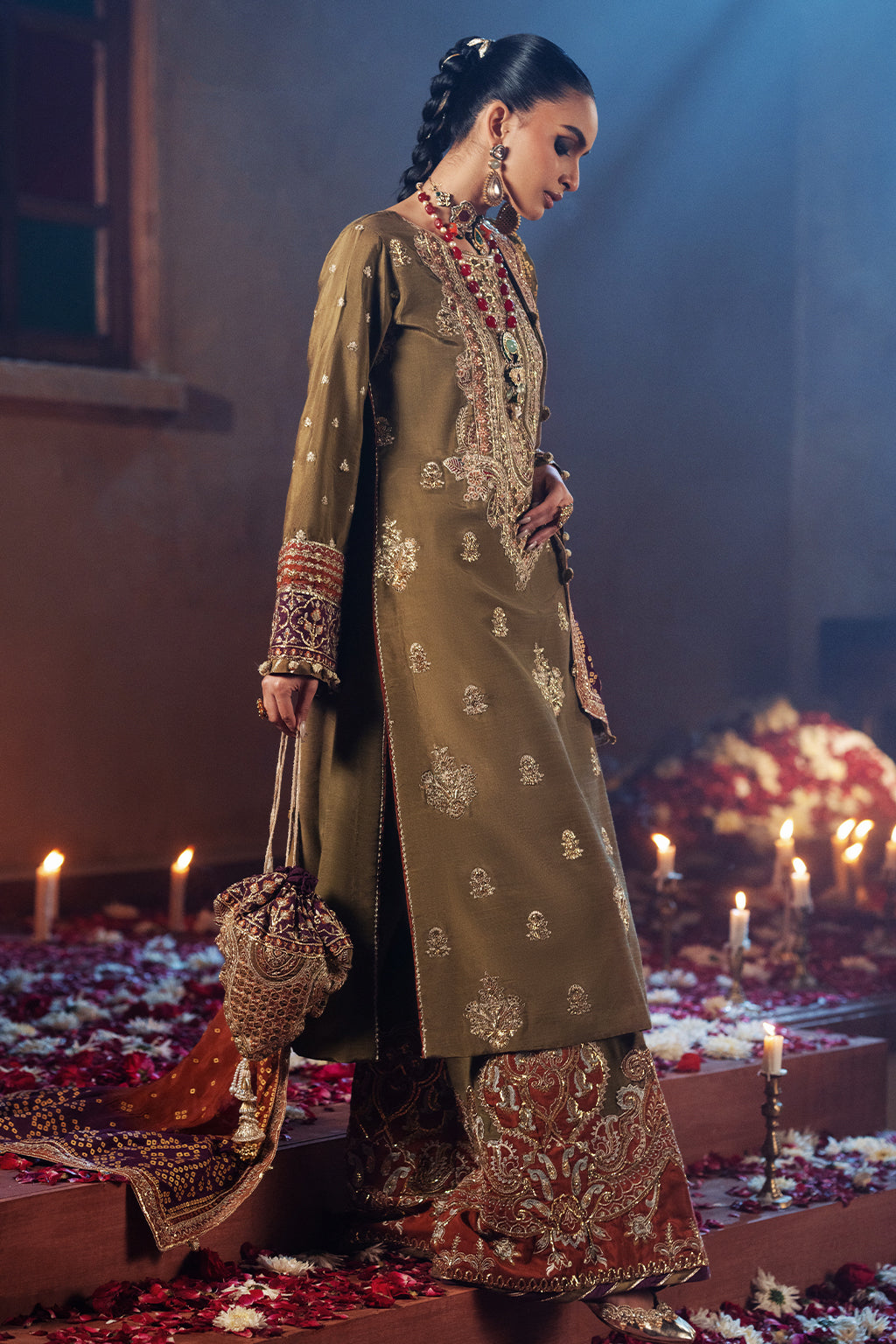 AJR Couture | The Silk Edition 25 | NOORAY Custom Size Dull Gold Raw Silk