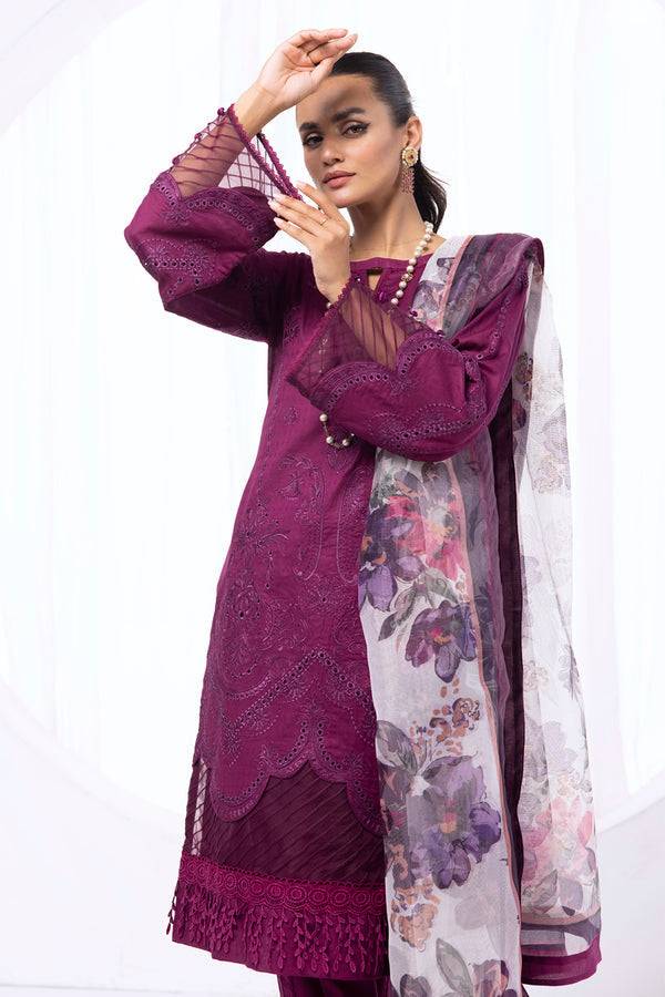 House of Nawab | Lawn Collection 24 | HAMANA - Pakistani Designer Dress - by House of Nawab | Type: Luxury - 100% Original at Saira Sultan